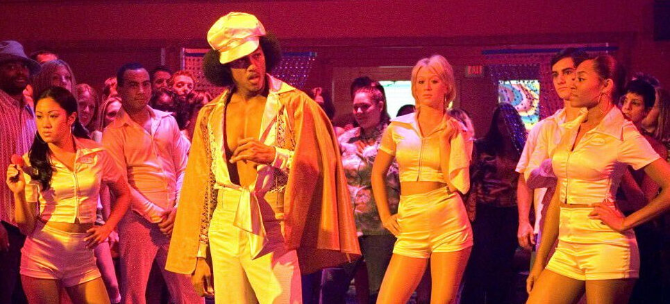 Sweetness in Roll Bounce with his 3 Women Harem. An Asian, a Blonde, and A Black, the best of all worlds.