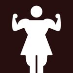 Female Bodybuilder Schmoe symbol