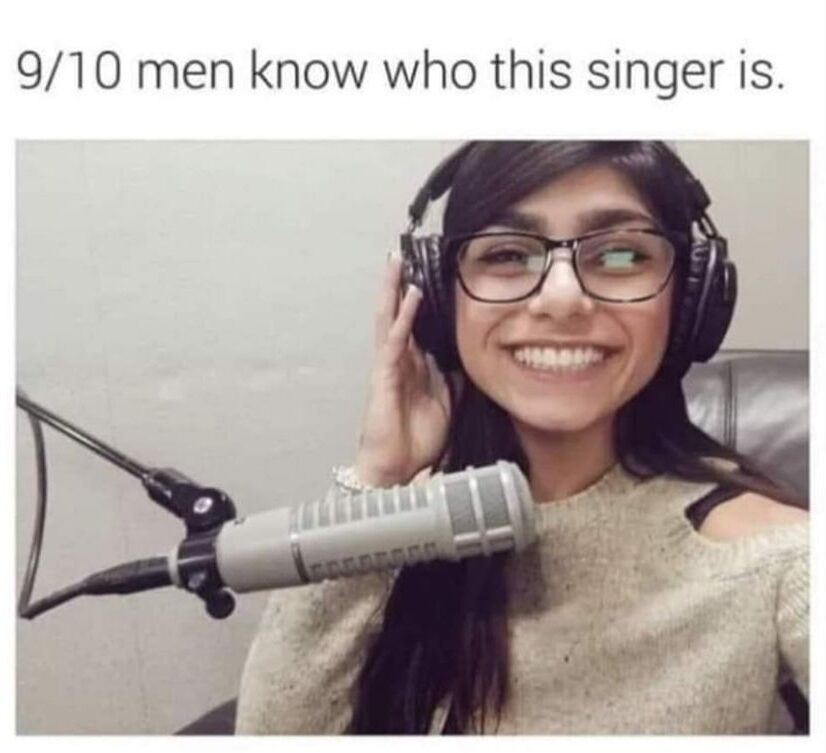 Mia Khalifa meme singer