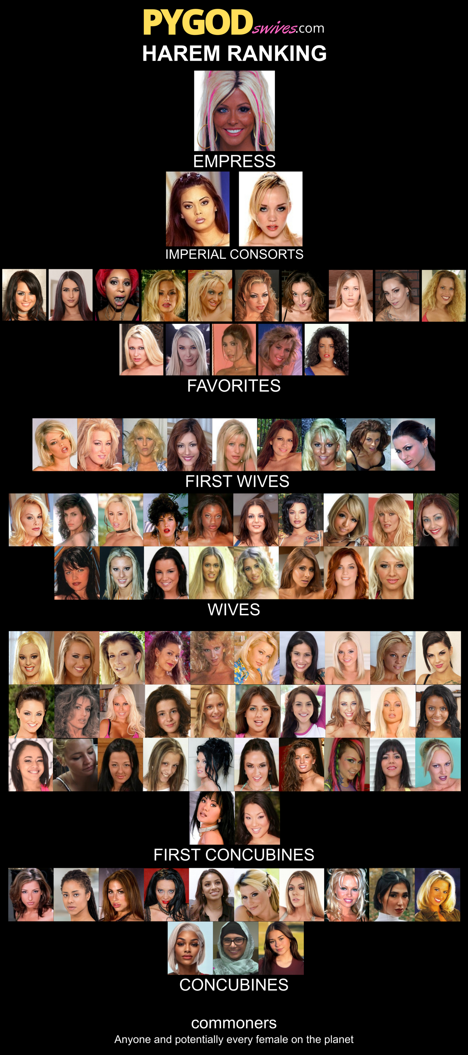 PYGOD's wives Harem ranking hierarchy (8)