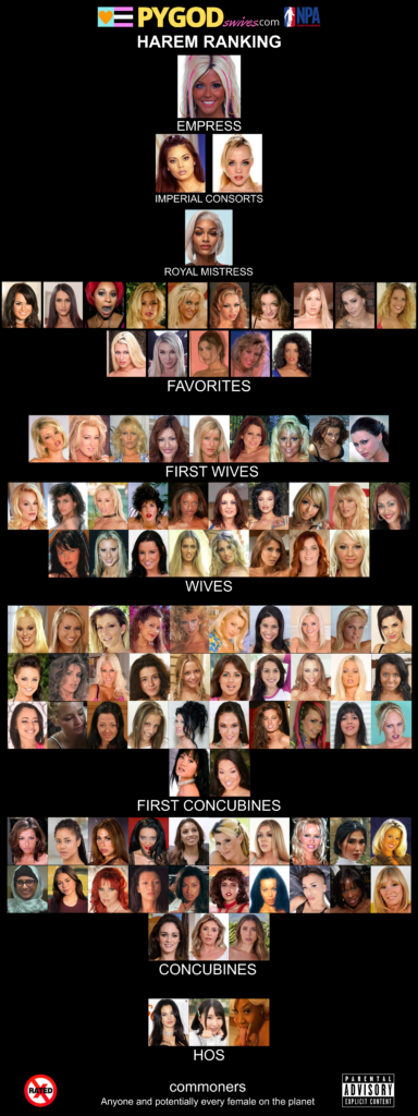 PYGOD's wives Harem ranking hierarchy 104