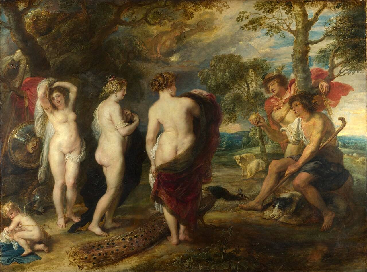 The Judgement of Paris, Rubens. 1636